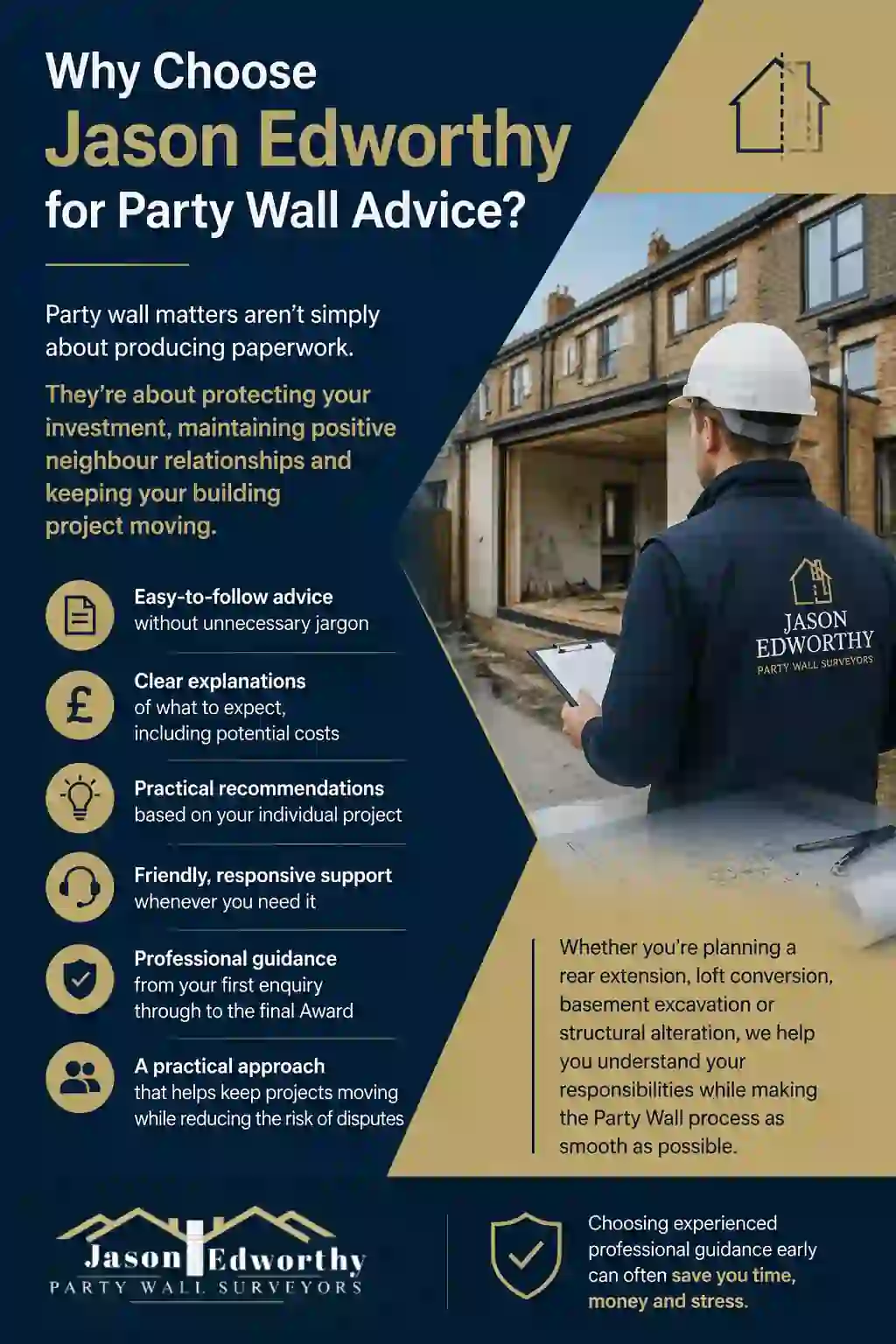 Why Choose Jason Edworthy for Party Wall Advice Dorset?